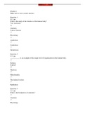 A&P 1 101 Module 1 Exam Questions and Answers-Portage Learning Course BIO 201 Institution Straighterline A&P Module 1 Exam Exam Page 1 All multiple choice questions have one answer unless otherwise specified. Choose the best response to the question with 