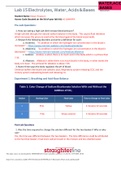 BIO 202L Lab 15 Worksheet- Electrolytes, Water, Acid & Bases