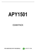 APY1501 EXAM PACK 2023