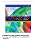 Test Bank For Pharmacology A Patient-Centered Nursing Process Approach 11th Edition by Linda E. McCuistion; Jennifer J. Yeager; Mary Beth Winton; Kathleen DiMaggio 9780323793155 Chapter 1-58 Complete Guide A+