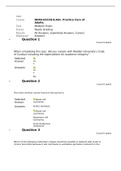 NURS 6531N-8 Midterm Exam - Question and Answers