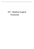 ATI – Medical Surgical Proctored 2023