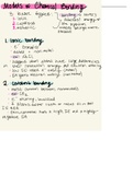 CHM2045 Models of Chemical Bonding