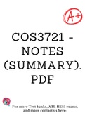 COS3721 - Notes (Summary).pdf