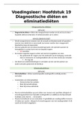 Hoofdstuk 19: Diagnostische diëten en eliminatiediëten