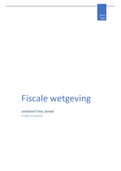 Samenvatting  Fiscale Wetgeving