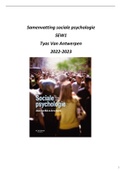 Samenvatting Sociale psychologie SEW1, ISBN: 9789401485722  