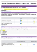 Sophia - Environmental Science - Practice Unit 1 Milestone 11