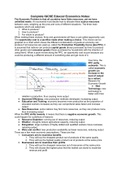 IGCSE Economics Microeconomics (EDEXCEL) Notes