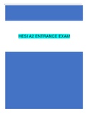 HESI A2 ENTRANCE EXAM