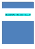 HESI PRACTICE TEST REDO