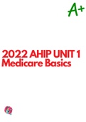 2022 AHIP UNIT 1-5 LATEST VERSION