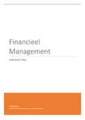 Samenvatting  Financieel Management