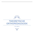 Samenvatting theoretische orthopedagogiek