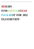 HESI RN FUNDAMENTALS EXAM PACK