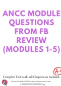 ANCC Module Questions from FB Review (Modules 1-5)