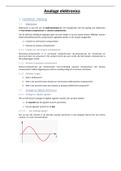 Samenvatting Analoge elektronica (sem2)