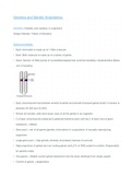 Grade 12 IEB Life science/biology strand 3: (3.3) Genetics and genetic engineering summary