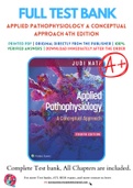 Test Bank for Applied Pathophysiology A Conceptual Approach 4th Edition By Judi Nath; Carie Braun Chapter 1-20 Complete Guide