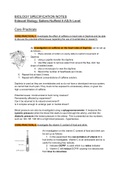 Edexcel Biology A (Salters-Nuffield) Topics 1-8 (Complete A-Level notes)