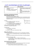 Samenvatting Les 8: NEUROFYSIOLOGIE VAN LEREN & GEHEUGEN (2021-2022)