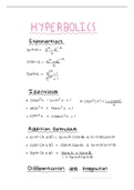 HYPERBOLIC FUNCTIONS - A level Further Maths Core Pure 