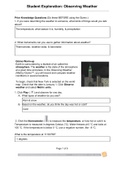 Gizmos observing weather metric answer key