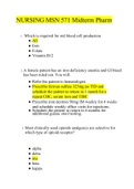 Midterm_Practice_MSN_571__1_. Questions With Correct Answers 100% Verified