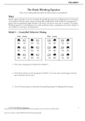 AP BIOLOGY 21 Pogil Hardy Weinberg Equation Questions with Answers Course AP BIOLOGY Institution AP BIOLOGY 21 Pogil Answers Hardy Weinberg Equation The Hardy-Weinberg Equilibrium 211 The Hardy-Weinberg Equilibrium How can we make predictions about the ch