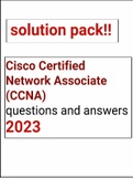 Cisco Certified Network Associate *CCNA) EXAM