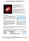 Longitudinal Waves GIZMO ( ALL ANSWERS CORRECT )