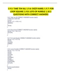 1.9.5: TAKE 'EM ALL 1.9.6: DIZZY KAREL 1.9.7: FOR LOOP SQUARE 1.9.8: LOTS OF HURDLE 1.10.5 QUESTIONS WITH CORRECT ANSWERS