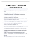 SLAAC - DHCP Questions and Answers (Graded A)