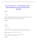 UNIV 104 Math Assessment Part 1 Part 2 Liberty University answers solutions studyblue.