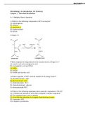 Microbiology test bank Chapter 5,6,7, and mastering chapter 8. Microbiology: An Introduction, 12e (Tortora) Chapter 5 Microbial Metabolism 5.1 Multiple-Choice Questions 1) Which of the following compounds is NOT an enzyme? A) dehydrogenase B) cellulase C)