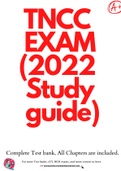 TNCC EXAM(2022 Study guide)