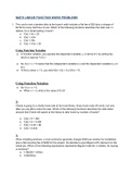 MATH LINEAR FUNCTION WORD PROBLEMS SAT ADAVANCED MATH