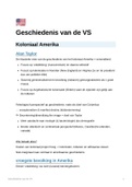 Volledige Samenvatting Geschiedenis van de VS 2023