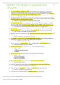 NR 601 Comprehensive Final exam study guide and practice questions Chamberlain College of Nursing 2023