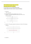 UNIV 104 Math Assessment Liberty University lastest guide