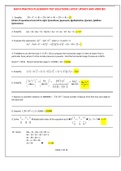 DeVry University>MATH >MATH PRACTICE PLACEMENT TEST SOLUTIONS LATEST UPDATE AND VERIFIED