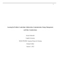 Assessing the Problem: Leadership, Collaboration, Communication, Change Management, and Policy Considerations