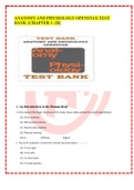 ANATOMY AND PHYSIOLOGY OPENSTAX TEST BANK