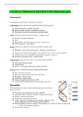 ATI TEAS 7 BIOLOGY REVIEW UPDATED 2022-2023