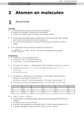 Scheikunde NOVA VWO 3 uitwerkingen Hoofdstuk 3: Atomen en Moleculen