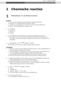 Scheikunde NOVA VWO 3 uitwerkingen Hoofdstuk 2: Chemische Reacties