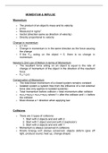 Momentum, collision and impulse comprehensive notes