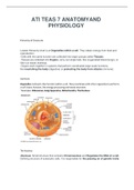 ATI TEAS 7 ANATOMY AND PHYSIOLOGY