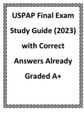 USPAP Final Exam Study Guide (2023) with Correct Answers Already Graded A+