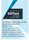 MICROSOFT CERTIFIED: AZURE SOLUTIONS ARCHITECT EXPERT Exam AZ-305 Questions V9.02